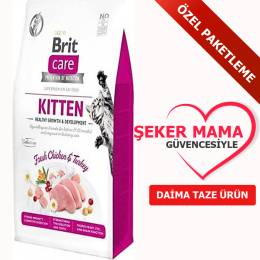 Brit Care Tahılsız Tavuk ve Hindi Etli Yavru Kedi Maması KG SEÇENEKLİ