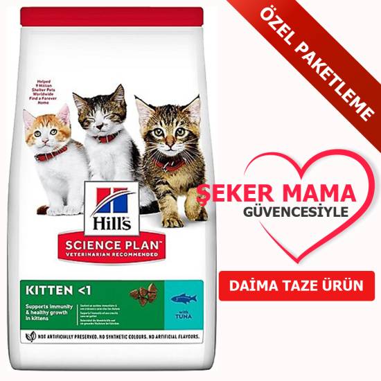 Hills Kitten Tuna Balıklı Yavru Kedi Maması Özel Paketleme 1 kg - 0