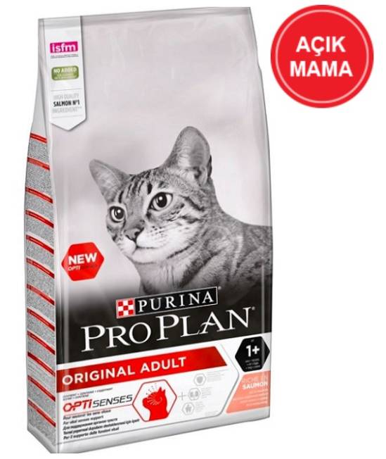 ProPlan Somonlu ve Pirinçli Yetişkin Kedi Açık Mama KG SEÇENEKLİ - 1
