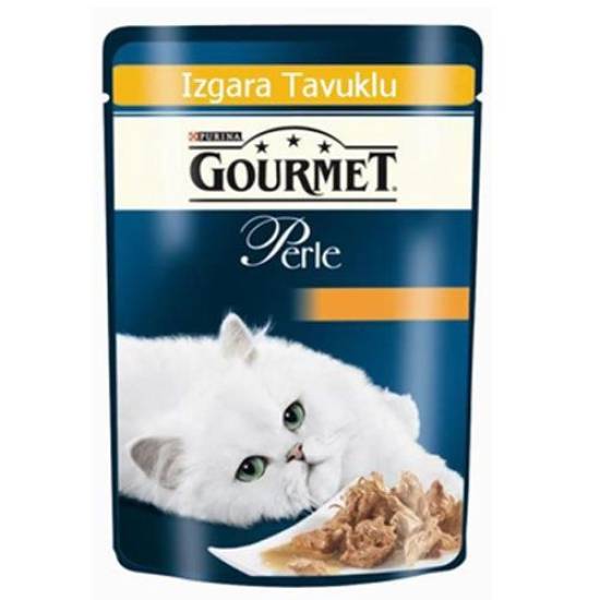 Purina Gourmet Perle Izgara Tavuklu Pouch Yetişkin Kedi Yaş Maması 85 G - 0